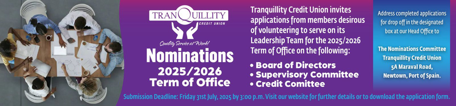 Nominations 2026